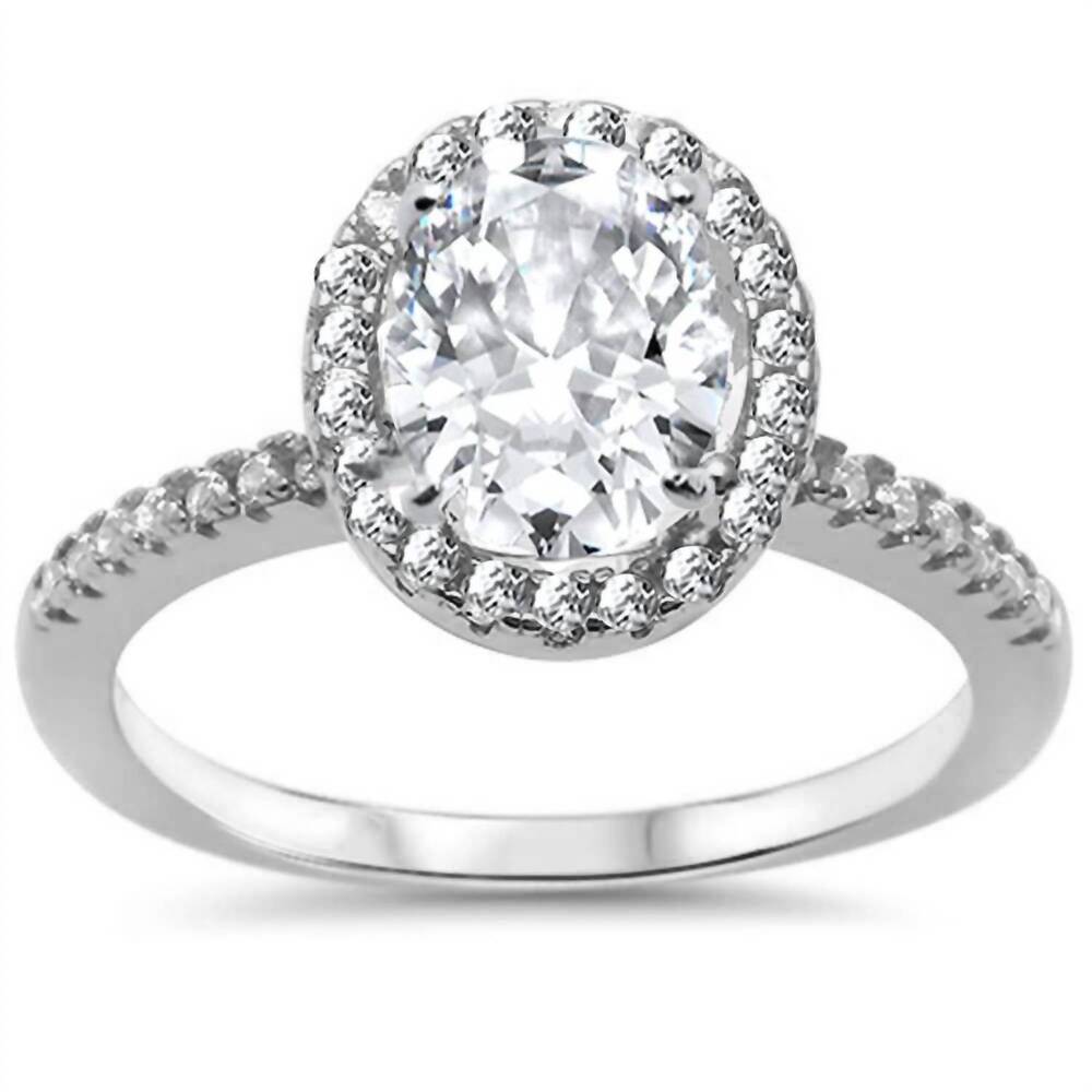 NEW STARLETTE women's guinevere engagement ring in silver